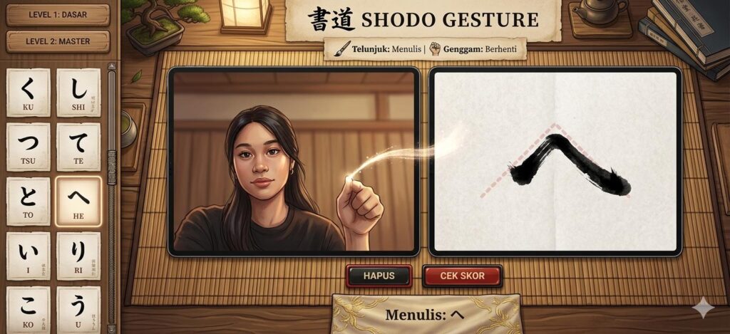 Revolutionizing Japanese Calligraphy Learning through AI-Powered Hand Gesture Technology